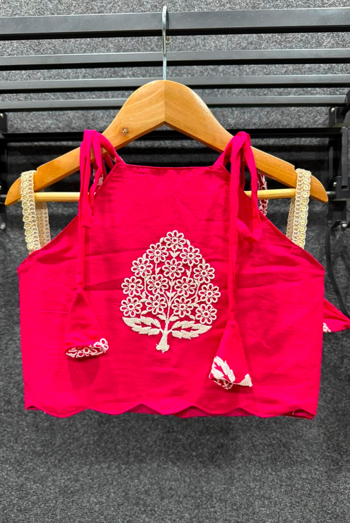Rani Blossom – Floral Embroidered Skirt & Top Set