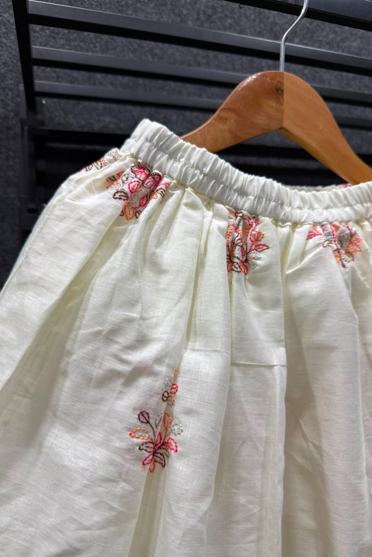 Rani Blossom – Floral Embroidered Skirt & Top Set