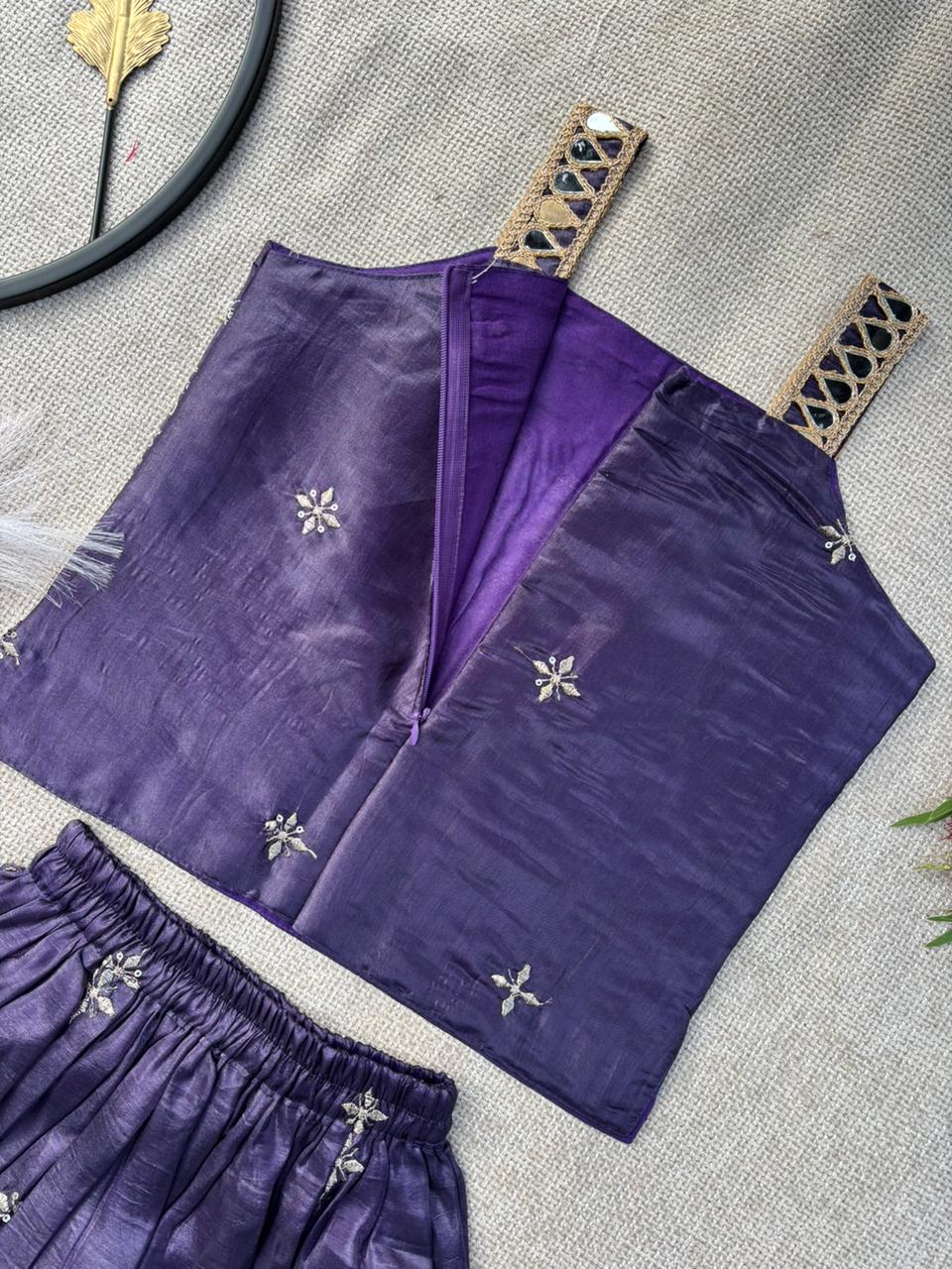 Royal Peacock Gold Crush Kids Lehenga Choli Set Season 2