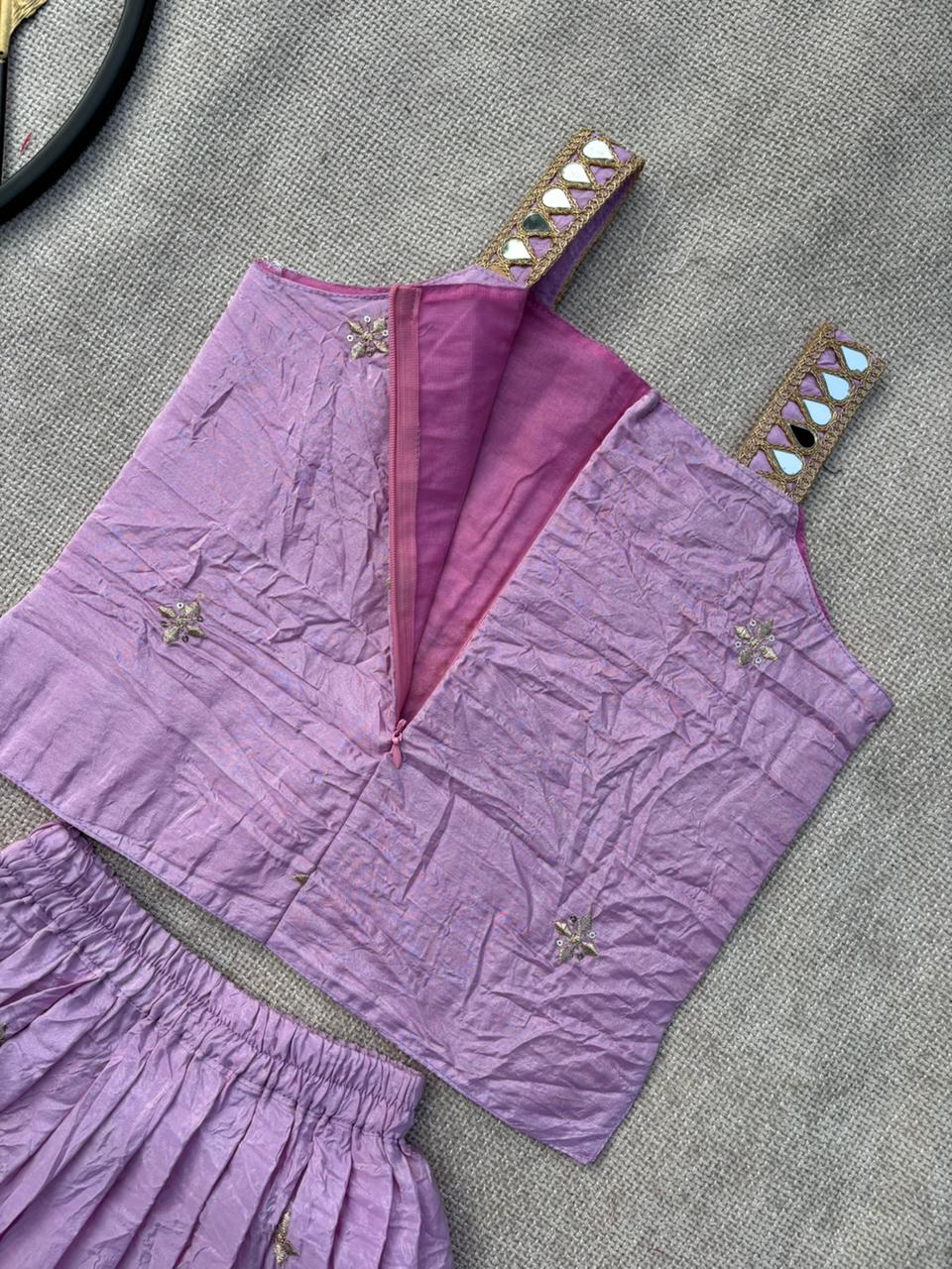 Royal Peacock Gold Crush Kids Lehenga Choli Set Season 2