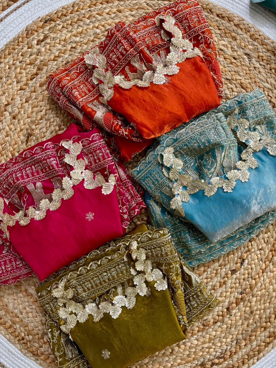 Baby Girl Beautiful Elephant Embroidered Ethnic Dress Set